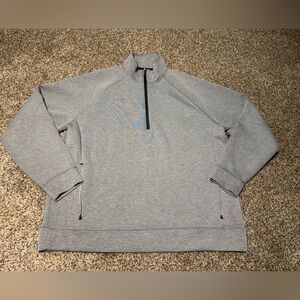 Abercrombie YPB Neoknit Men’s Gray Quarter-Zip Sz 2XL